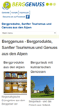 Mobile Screenshot of berggenuss.de